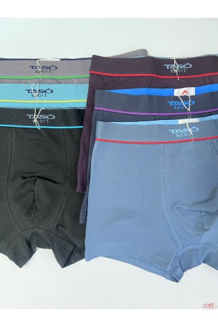 Мужские трусы боксеры из хлопка Taso 5843